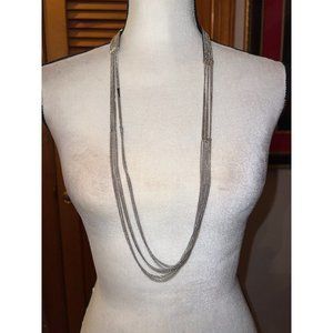 Vera Wang Silver Multi-Strand Necklace